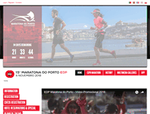 Tablet Screenshot of maratonadoporto.com